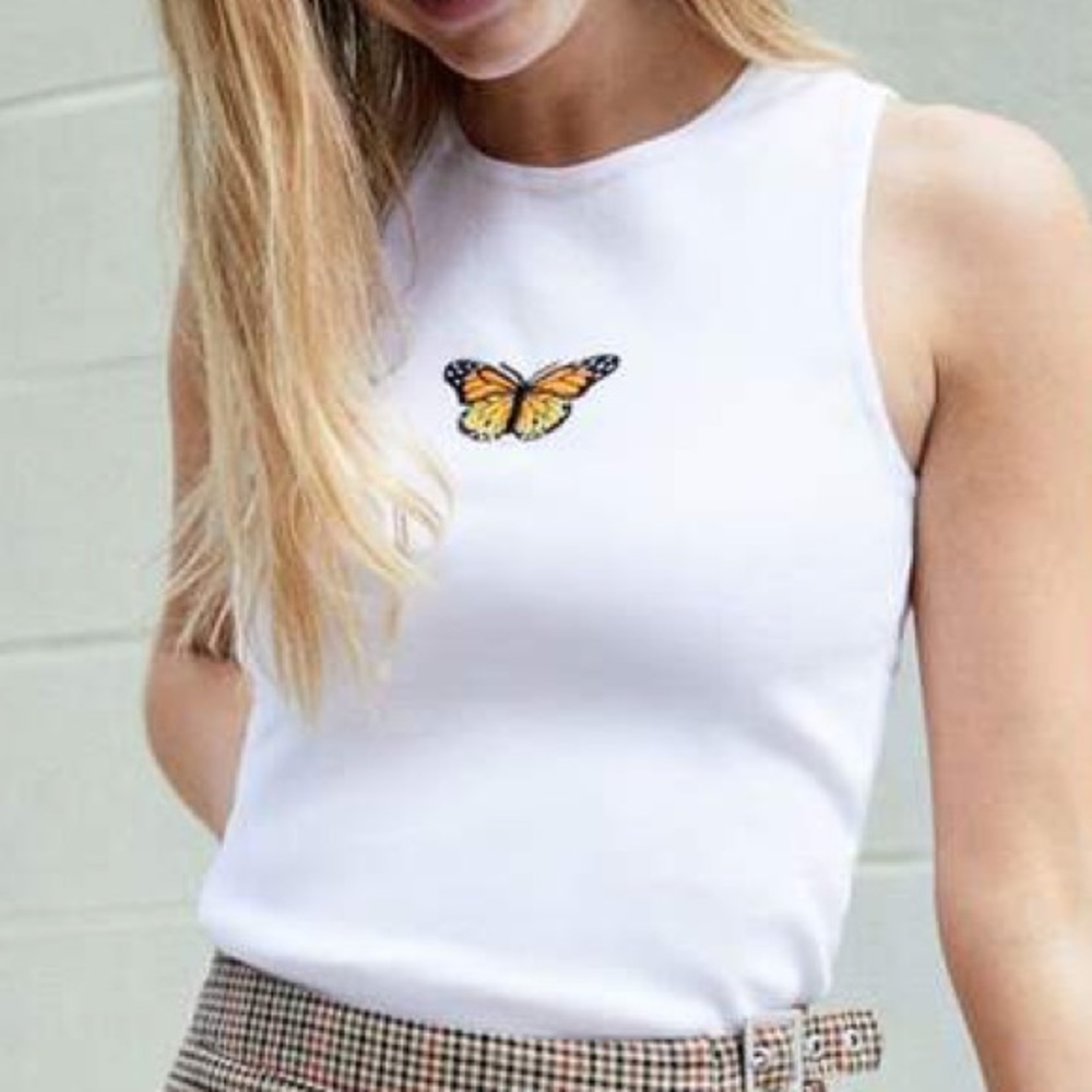Brandy Melville Butterfly Tank Top